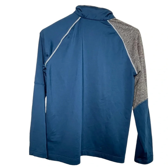 Obermeyer BAKER Popover Ski Boys Size XL Blue Gray 1/4 Zip Pullover Shirt KIDS - Picture 2 of 9